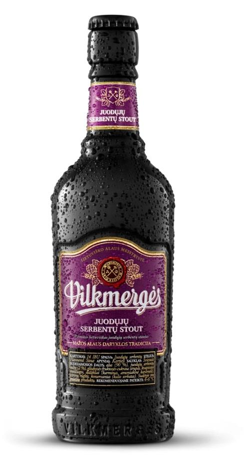 Prekės ženklas: Vilkmergės JUODŲJŲ SERBENTŲ STOUT